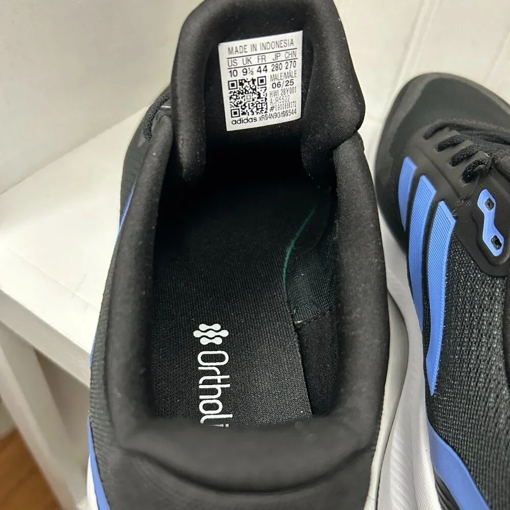 Adidas Runfalcon Black Blue White Men's Sneakers Size 10